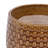 3 Ceramic Flowerpots In Orange & Dark Brown, Modern Design For Indoor Spaces, Heat-, 9.54" Wide Brown Planter , Pieces Flowers Small Plants, Weather-, Built-In Drainage Hole-1699232120