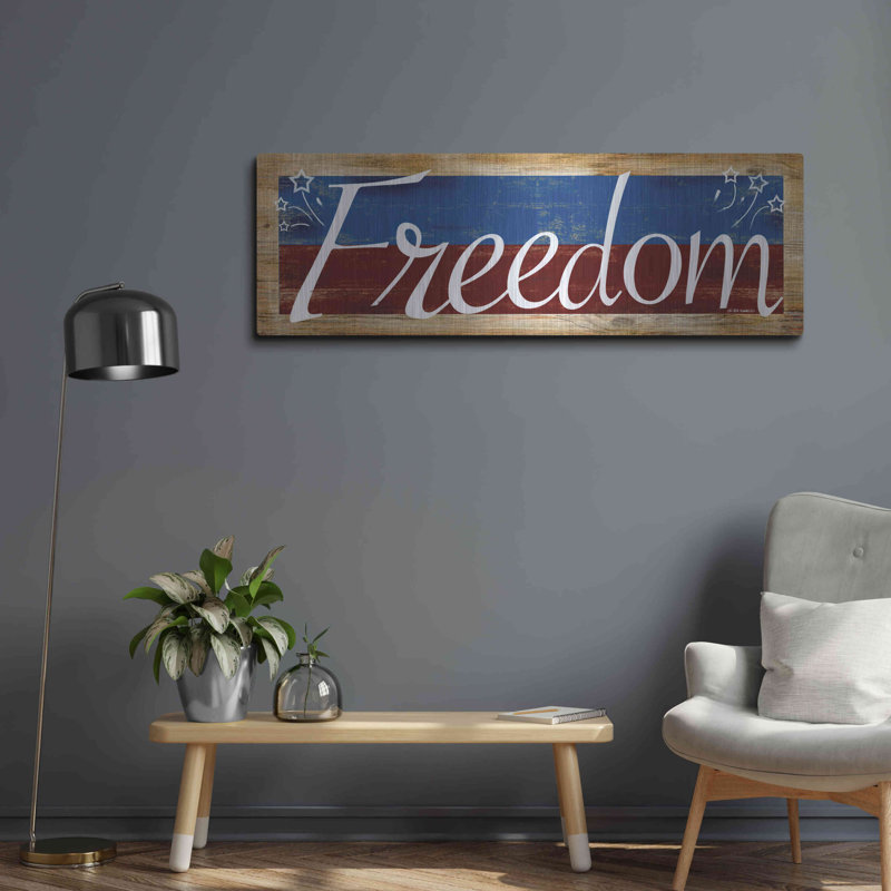 «Freedom» par Ed Wargo, H 16 po x l 48 po