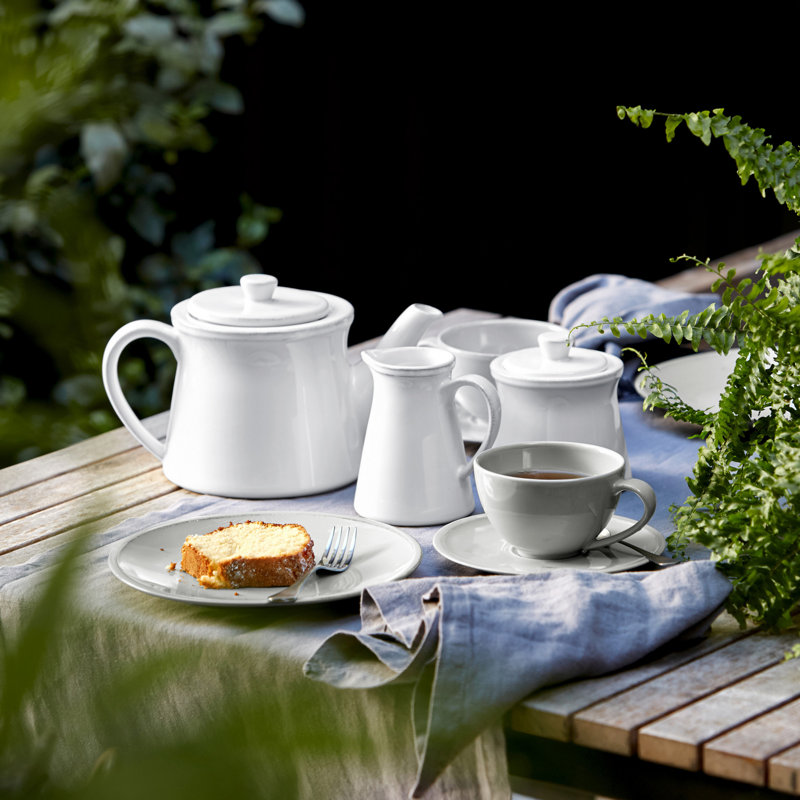 Friso Stoneware Teacup and Saucer