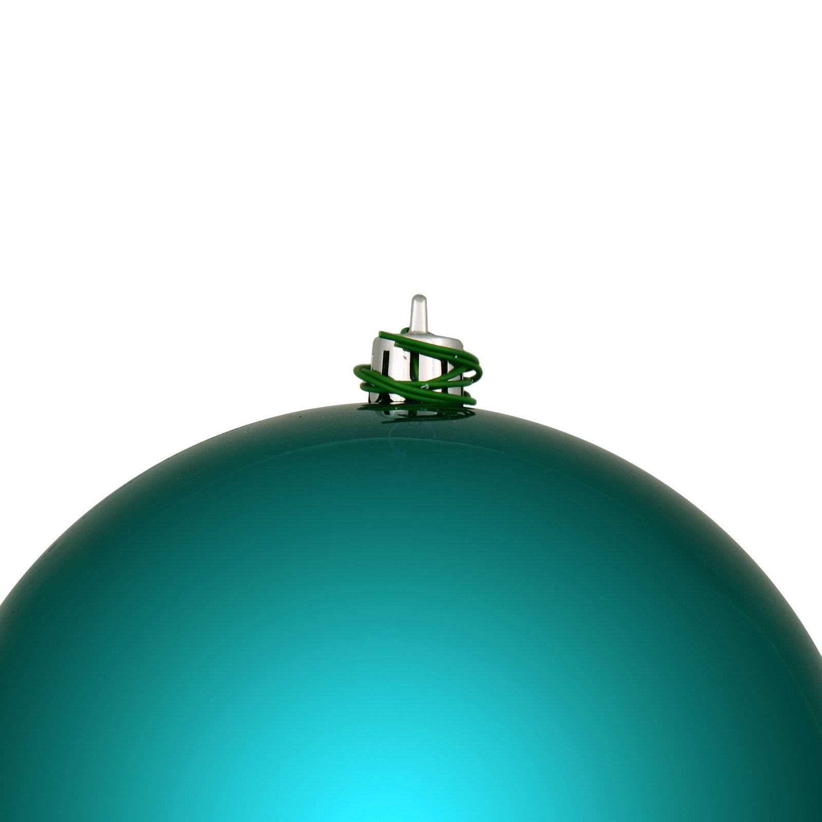 Holiday Décor Ball Ornament, 2.75" H x 2.75" W x 2.75" D, Dark Teal Shiny