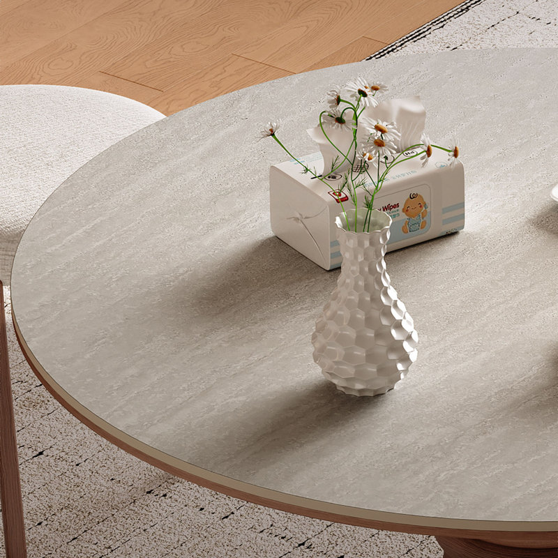 Table de salle à manger Mid-Century, 29.5" H x 43.3" W x 43.3" D