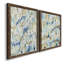 River Wavelet I - ensemble de 2 reproductions d'art sur toile-33758541-33758542