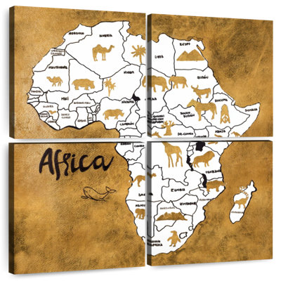 Carte d'Afrique Aliaz