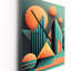 Graphic Retro Compositions II - Modern Geometric Wall Clock-98962624