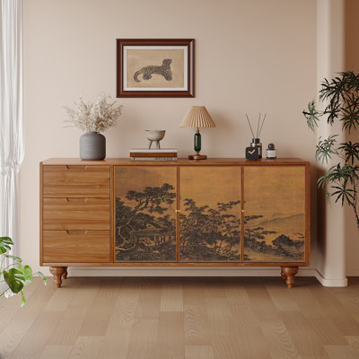 Chinese-style retro minimalist sideboard