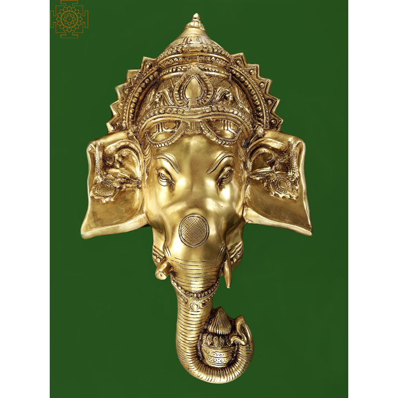 Grand masque mural 24 po Ganesha 