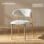 80cm H Upholstered Armchair in Brown-134699382