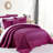 4 Piece Matte Satin Bedspread Set-373532795-373532796