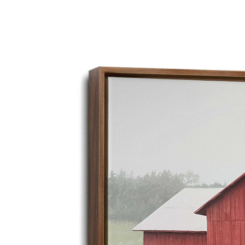 «USA Morning Glory» par Lori Deiter, reproduction d'art, 16 W x 12 H, Brown, Framed Canvas