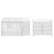Portofino Convertible Standard Crib and Changer Combo Nursery Furniture Set
