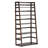 Acadian 63"H Solid Wood Transitional 5-Shelf Ladder Bookcase with Slanted Frame and Open Storage-1944745142-1932075336