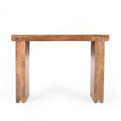 45" Thickened Farmhouse Mango Wood Console Table