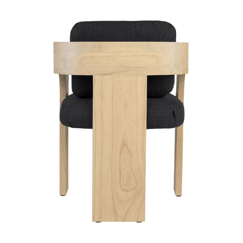 Maravi Dining Chair, Natural, Black
