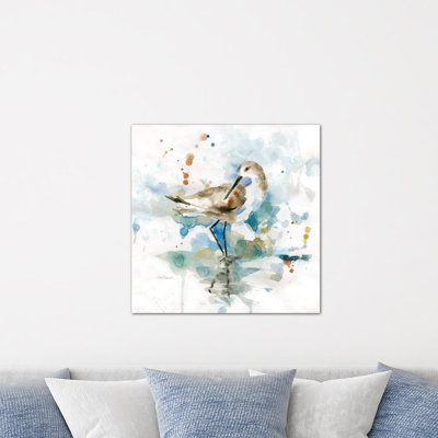 « palm beach piper », impression sur toile tendue