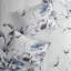 Édredon très grand - 8 pièces avec literie bleue en coton à motif floral