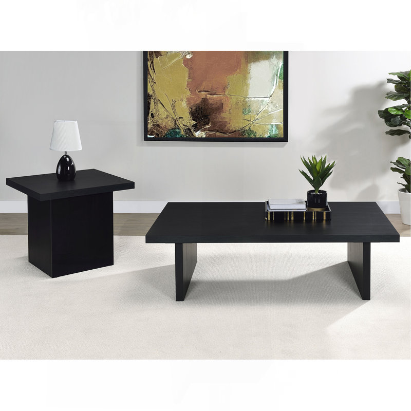 Ensemble de 2 tables basses et tables de bout Caroline Black