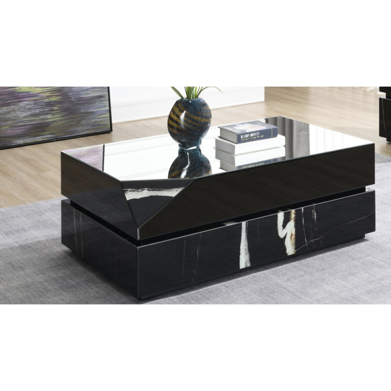 Table basse à miroir Wenona