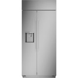 Monogram 36" Built-In Side-By-Side Refrigerator With Dispenser