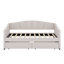 Twin Size Upholstered Daybed With Two Drawers-1007061137