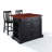 Diamondback Solid Wood Top Kitchen Island Set-784979230