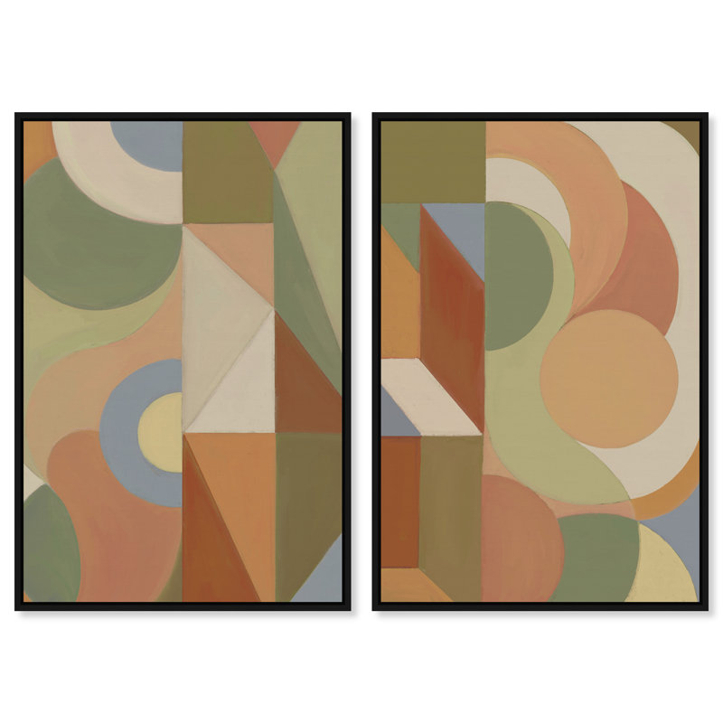 Adore You Set Set by Oliver Gal, 32"H x 22"W, Black Floater Frame