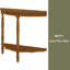 Console en forme de demi-lune de 42 po avec plateau et pieds ouverts-128703152