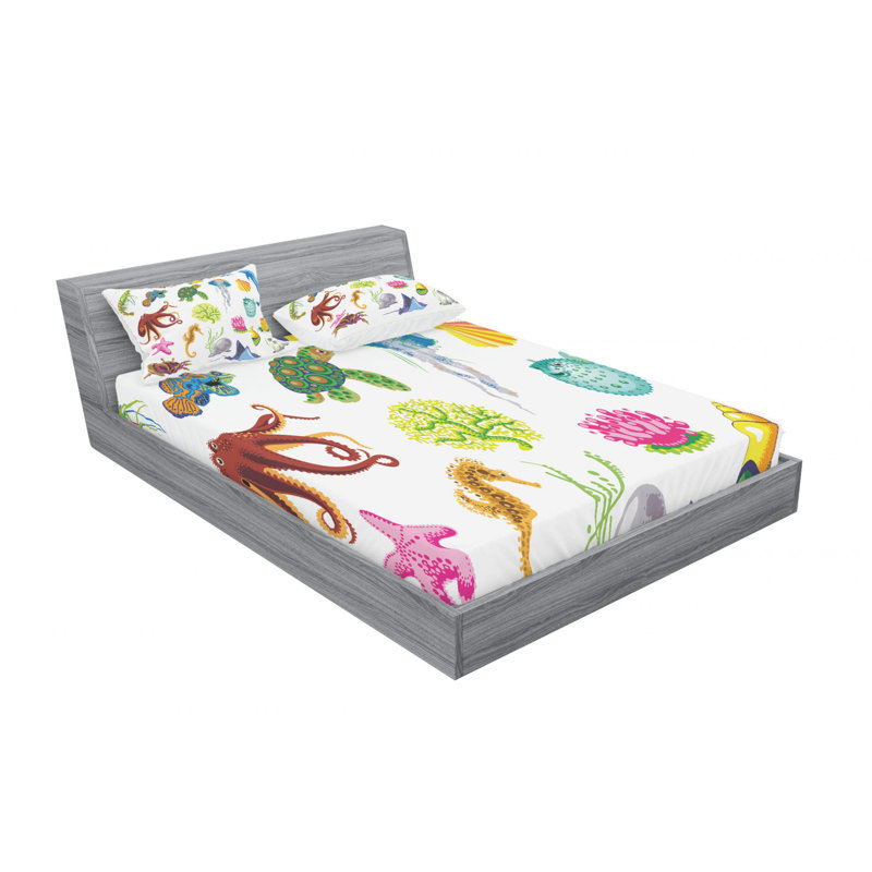 Microfiber Sheet Set, Full/Double Sheet Set with Pillowcase