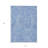 3' X 5' Blue And Ivory Abstract Washable Indoor Outdoor Area Rug