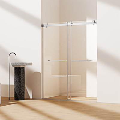 Frameless Double Sliding Shower Door