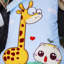Ensemble de literie enfant 2 pièces giraffe Auburn