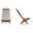 Wood Folding Roping Chair