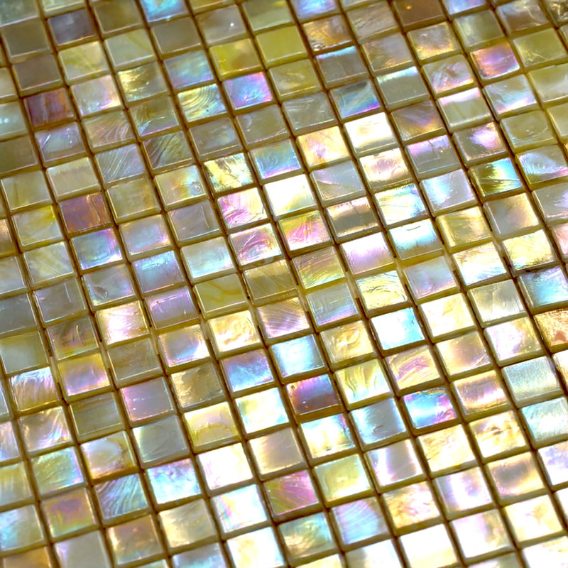 Skosh 0.6" x 0.6" Glass Grid Mosaic Wall & Floor Tile