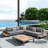 Opia Teak 4 - Person Patio Conversation Sets with Cushions