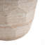 Table d'appoint d'extérieur / d'intérieur en béton léger avec finition travertine, conception multifonctionnelle et durable pour les espaces modernes