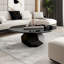 Table basse moderne simple ronde en marbre-104349803