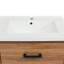 Meuble-lavabo sur pied 24 po avec lavabo en céramique, meuble-lavabo moderne avec 3 tiroirs et meuble-lavabo autoportant avec lavabo simple (identique à SW000108AAP)