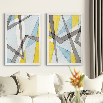 " Converging Angles I " by Vincent Van Gogh 2 - Pieces
