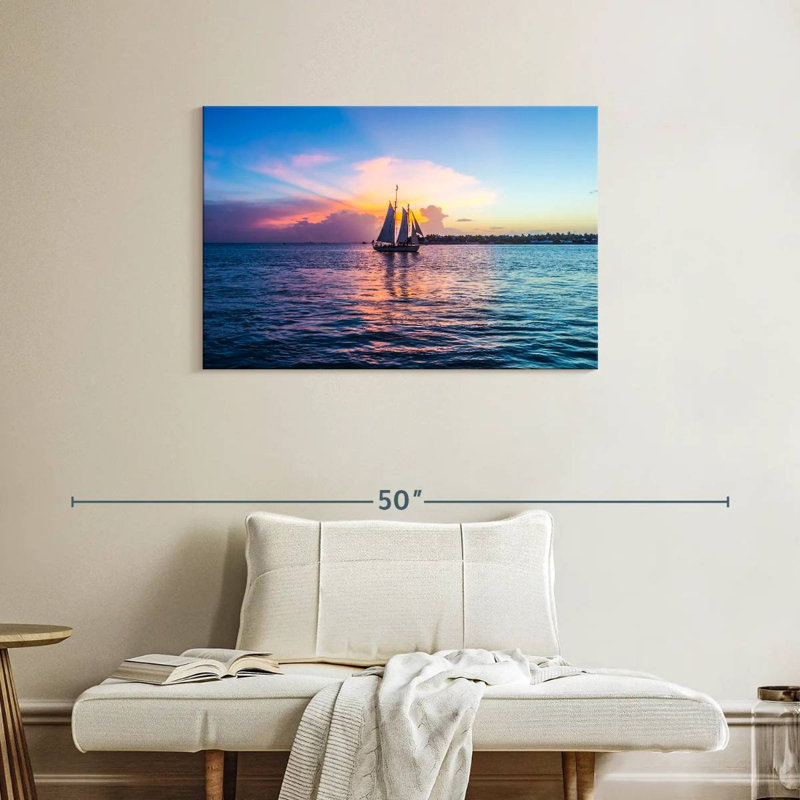 Coucher de soleil Mehar, H 24 po x l 36 po