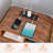 2-Drawer Nightstand with Charging Station