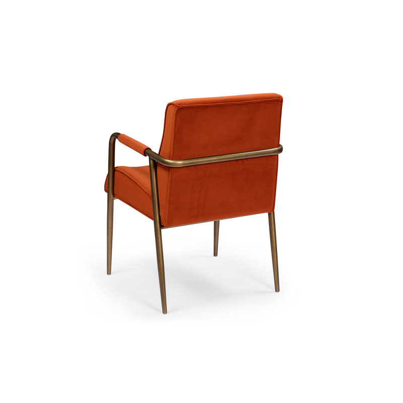 Mooreton Upholstered Club Chair, Orange