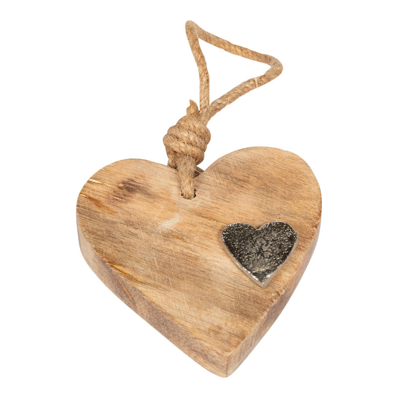 20cm Wood Finial Ornament
