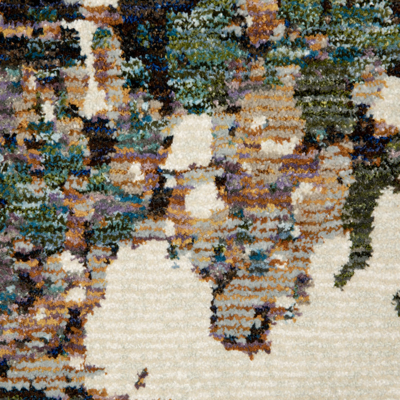 Ronny Abstract Indoor Rug, Runner 2'3" x 8'