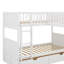Triple lits superposés peu encombrants, lit simple avec lit mezzanine et tiroirs doubles-1221764978