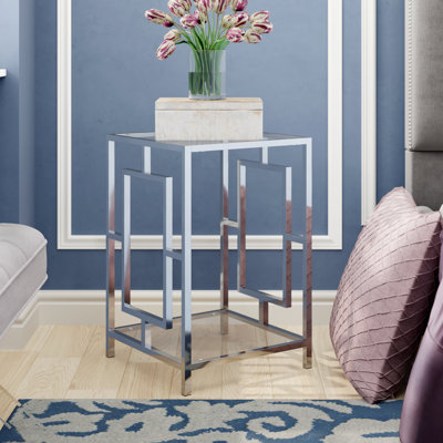 Sapienza 3 - Piece Glass Top Living Room Table Set