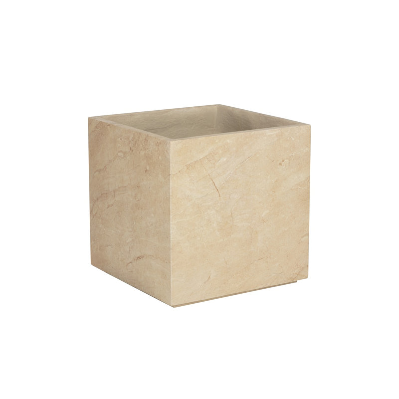 TANSY PLANTER - TRAVERTINE LOOK