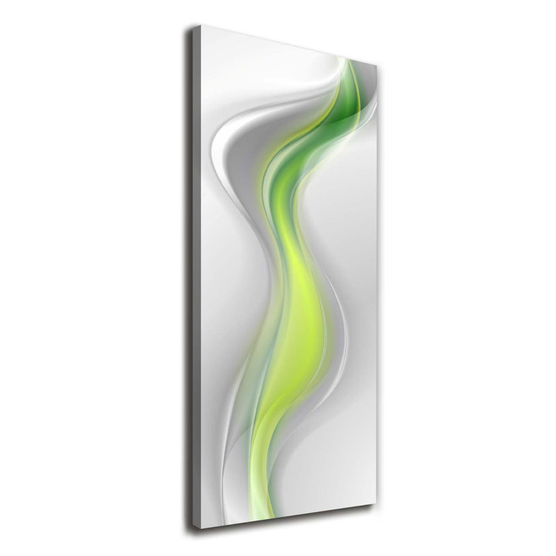 Waves Abstraction - Wrapped Canvas Print