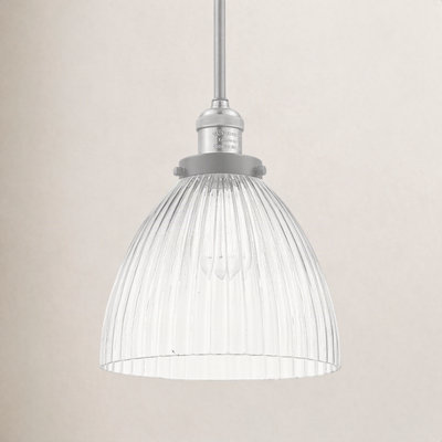 Montrose Single Light Glass Dimmable Pendant