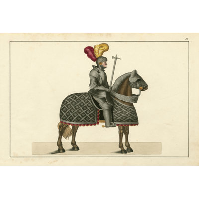 Knights in Armour III 1 Piece Wrapped Canvas Wall Art