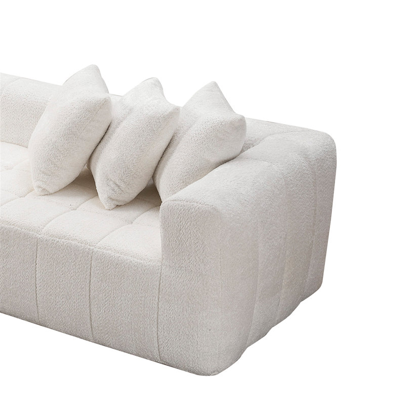 Canapé modulaire 107,9 "avec canapé en L et méridienne en L 107,9"