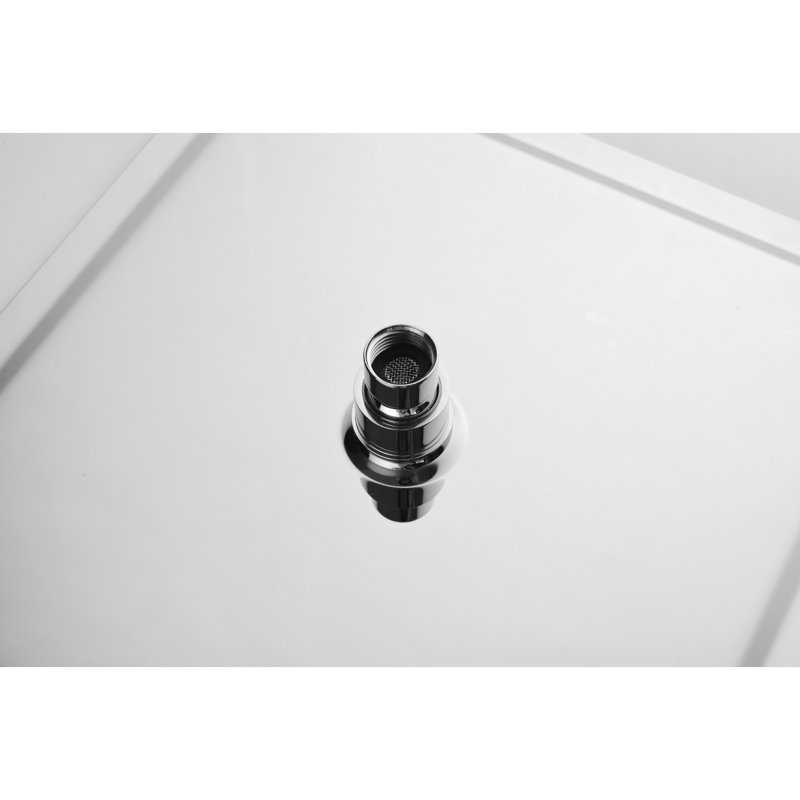 High Pressure Rain Shower Head, Ultra-Thin Showerhead 304 Stainless Steel Waterfall Shower With Self-Clean Nozzles, Full Body Covering